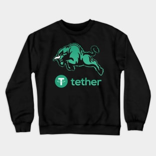 tether coin Crypto coin Crytopcurrency Crewneck Sweatshirt